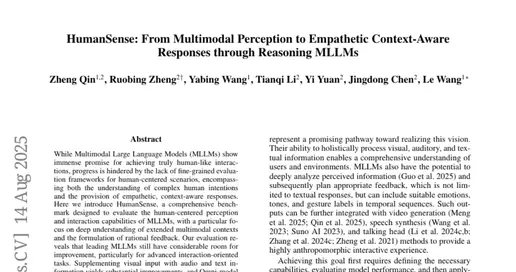 西安交大与蚂蚁集团联合：AI如何真正理解人类情感并给出贴心回