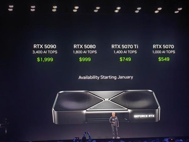 549美元起！NVIDIA RTX 50系列显卡价格公布！