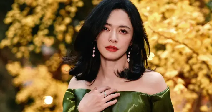 46岁姚晨依旧亮眼！墨绿缎面裙裹出柔线，黑白丝绒裙撞出惊艳质感