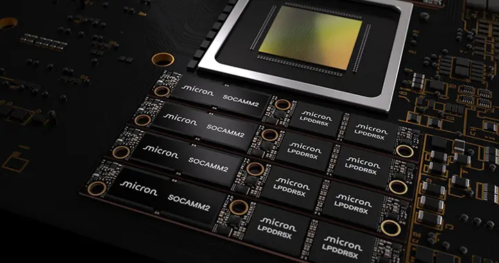 單條256GB！美光推出全球最大容量SOCAMM2內存，AI性能飆升2.3倍