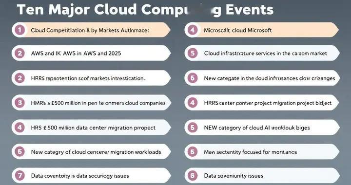 2025年云計算十大重要事件