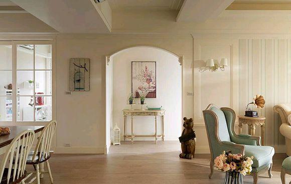 新家休闲美式装修, 厨房门很漂亮, 这个装修我给满分