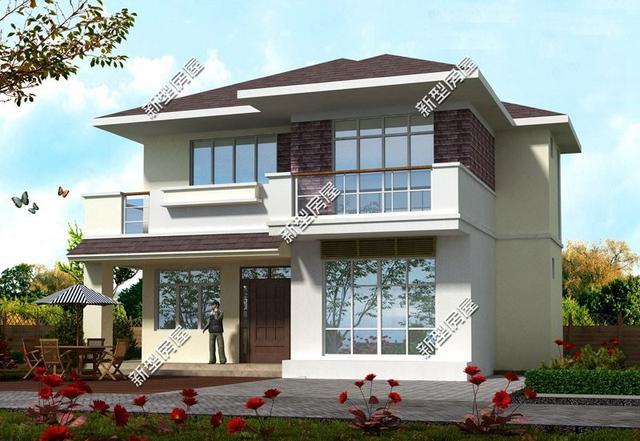 5套10米面宽的农村别墅, 第4套20多万你建吗?