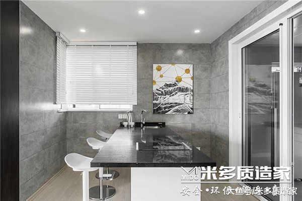 星河国际180㎡现代风, 米多装饰大户型设计诠释住宅的品质格调!