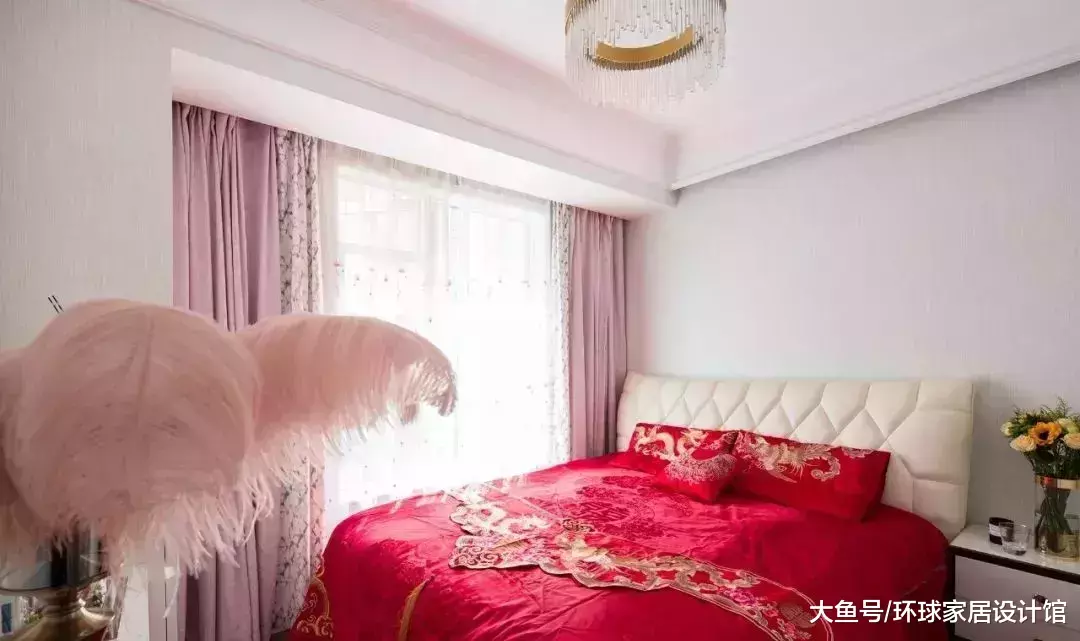 120平轻奢美式, 光是色彩就让人一见倾心, 厨房谷仓门超赞!