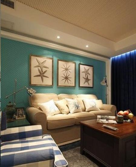 20万装修90平三居室 朋友说我家地中海风格 而我喜欢客厅沙发