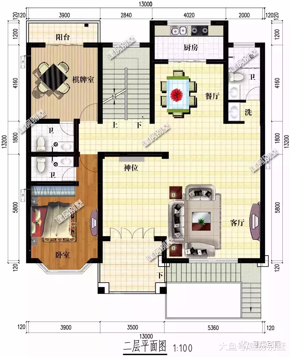 带架空层设计的农村别墅, 这样典雅的住宅住起来肯定不一般