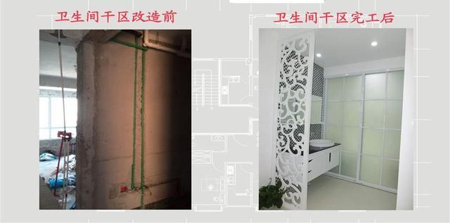 98平小三室, 背景墙是自己设计的, 头一次做, 亲戚们都说不错!