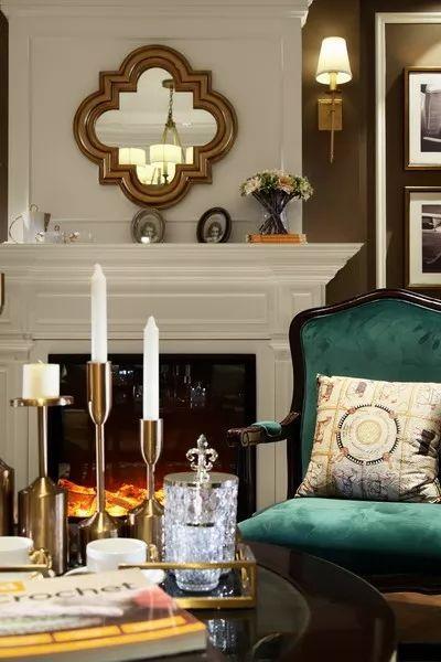 180㎡古典美式, 别致布局端庄矜贵