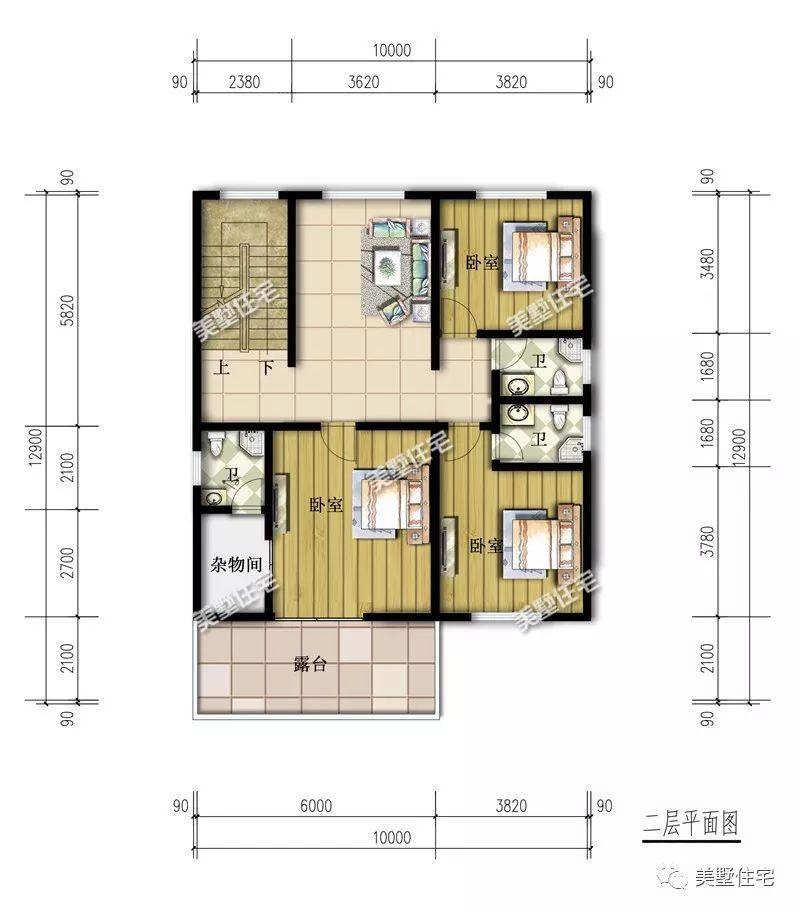 小开间也能建大别墅, 6款开间10米别墅户型, 好看又实用