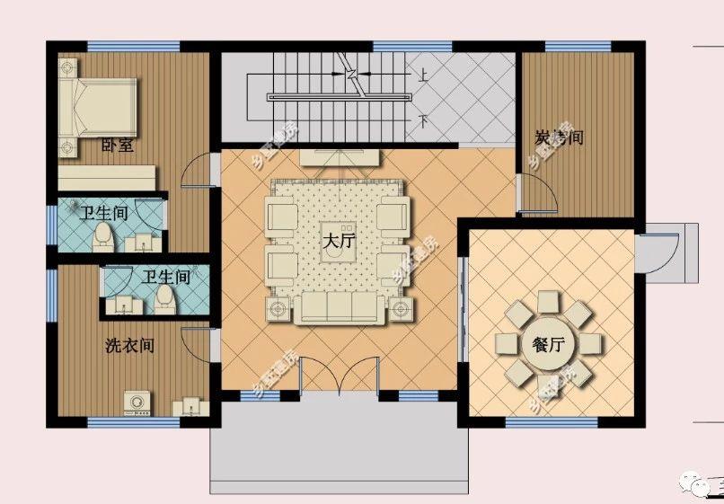 欧式田园尽享乡间趣味, 13x9米三层别墅来袭, 势不可挡