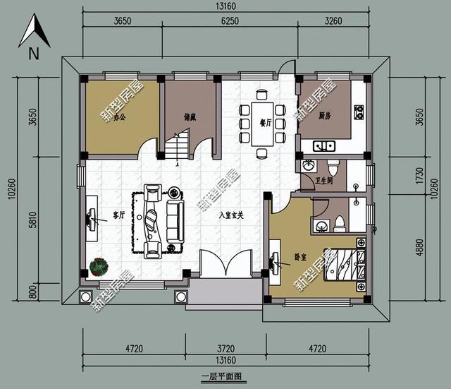 5套10米面宽的农村别墅, 第4套20多万你建吗?