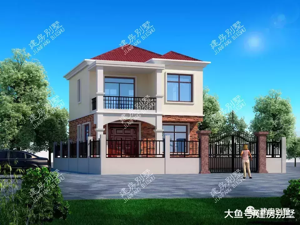 有钱没钱都要返乡建别墅, 资金少可建这两栋别墅, 又美又经济