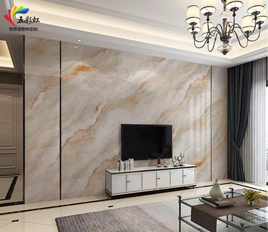 当简约遇上新中式, 客厅电视背景墙总能让人心动!