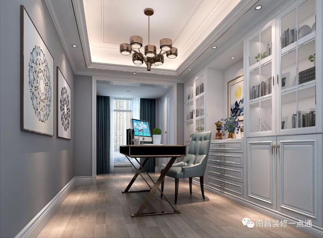 115平美式新古典, 南天金源三居室想装耐看点就这样设计!