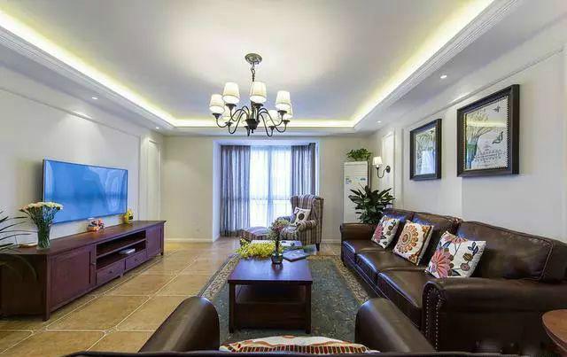 朋友200㎡美式风格, 玄关堪衣帽间, 整个家又大又漂亮