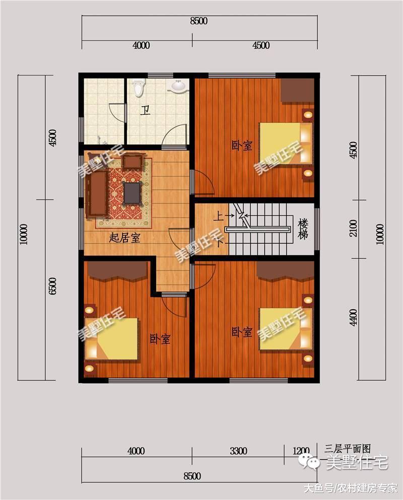 小面宽宅基地照样建好房, 6款户型推荐, 最后一款太棒了!