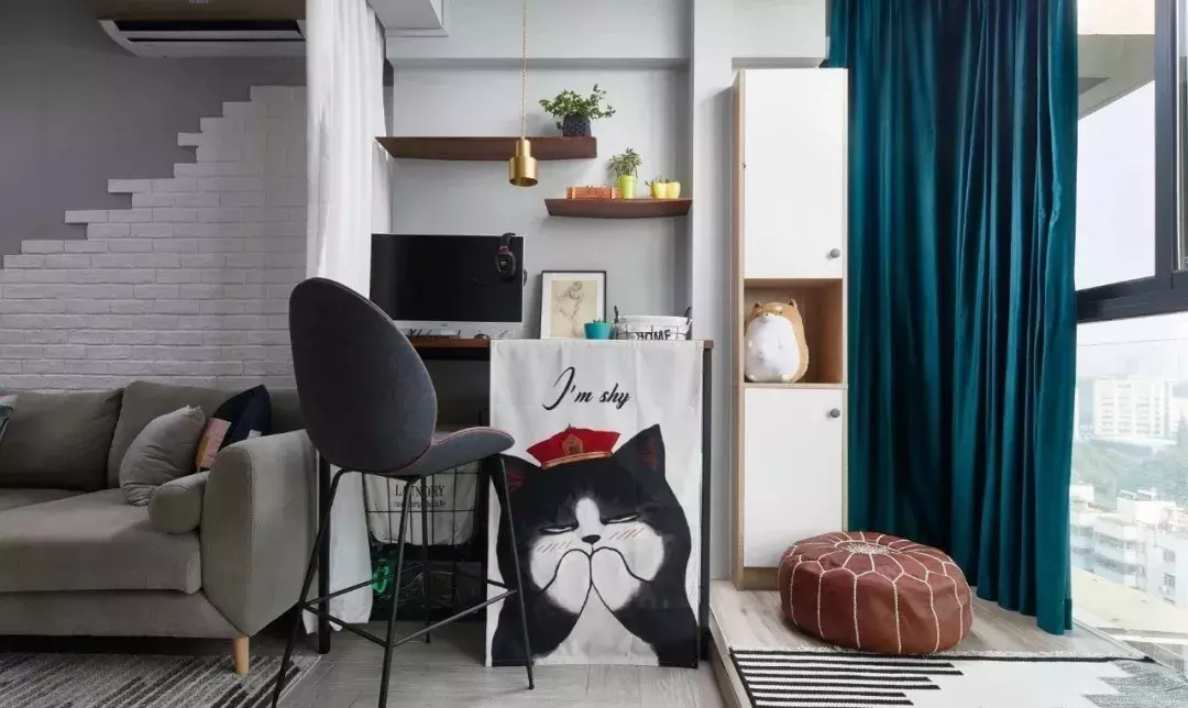 深圳的74平北欧风小户型二居室, 打造一个文艺小窝
