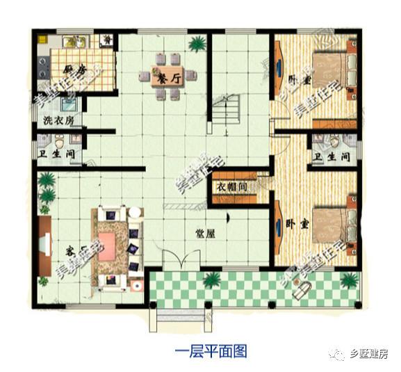 农村二层小洋楼应该怎么建? 500套图纸中精选的5套来给你答案