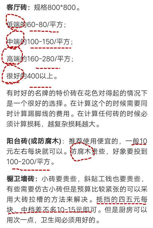 暗访建材市场30天! 总结2018装修材料价格明细! 拿去砍价底气冲天