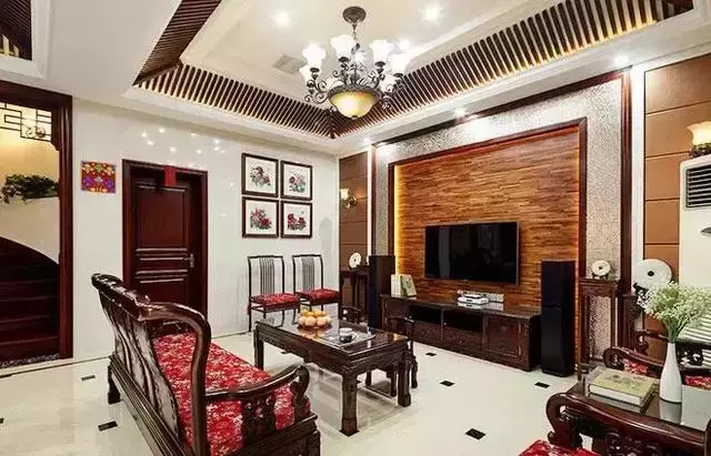 10款中式客厅电视背景墙, 教你如何呈现儒雅国风!