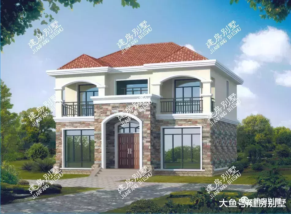 农村施工队极力推荐的自建房户型, 建第一栋的起码上千户家庭