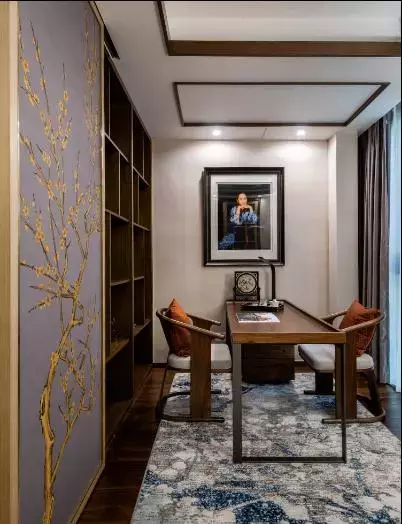125㎡现代中式, 不笨重不老气, 却庄重高档!
