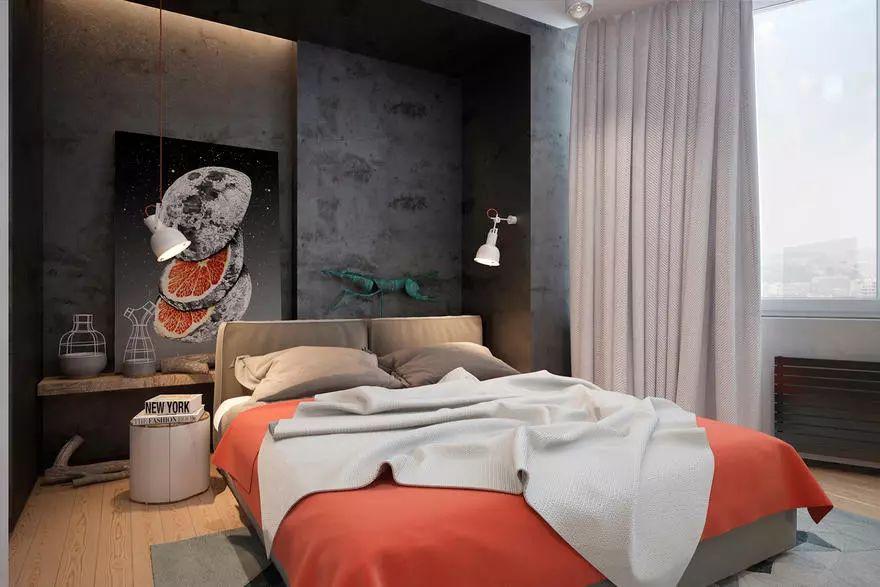 LOFT风格简约时尚二居室 大牌设计师做的布局规划