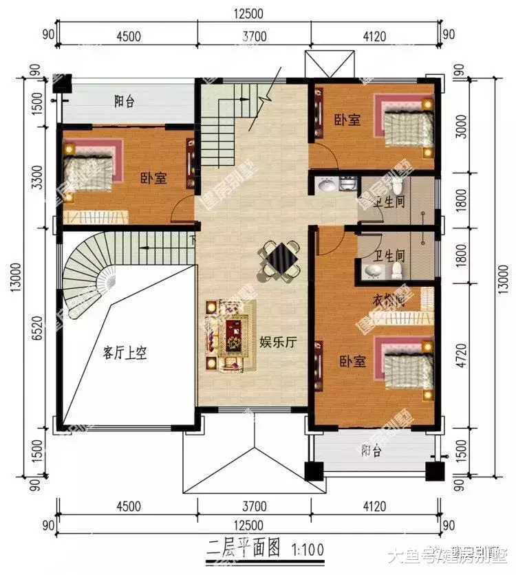 外观俏布局好的农村自建房, 造价都是30来万不相上下