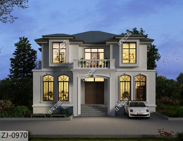 在农村盖一栋12X10米的浪漫法式别墅, 会是一种什么体验?