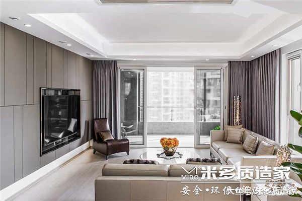 星河国际180㎡现代风, 米多装饰大户型设计诠释住宅的品质格调!