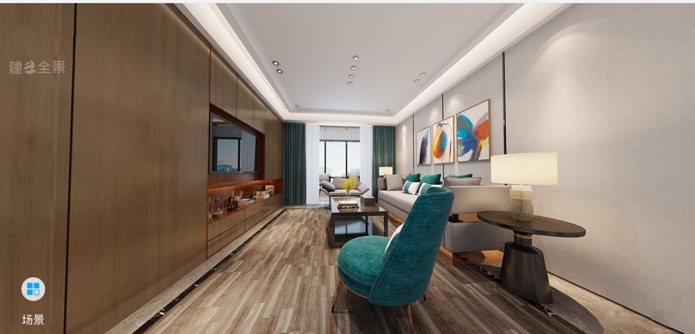 135平四居室后现代混搭风, 绿地海珀九龙新房装修独特一把