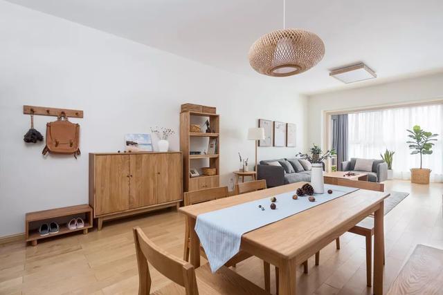 90平米日式风格两室两厅装修案例 日式原木风格装修环保又时尚