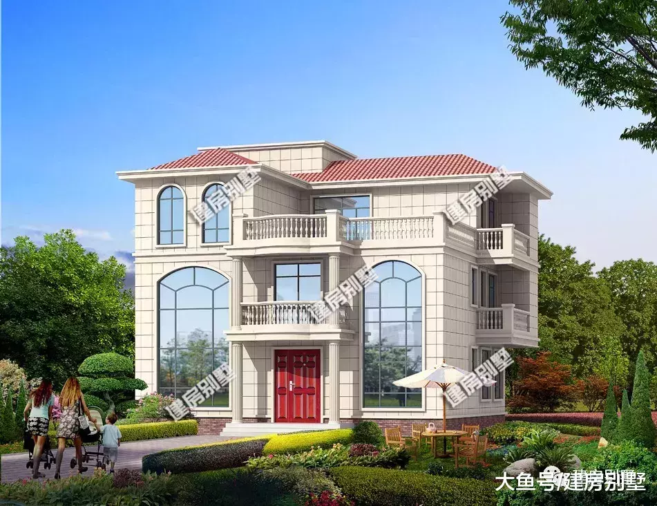 13×11米农村自建房, 城里一套房老家一栋别墅, 这是标配