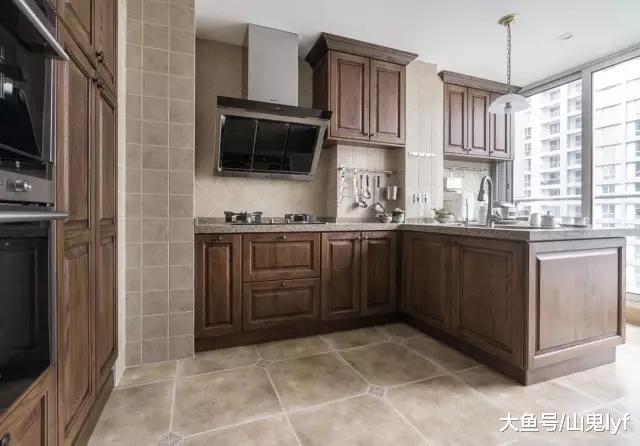 太原森海湾134平米美式风格装修案例效果图