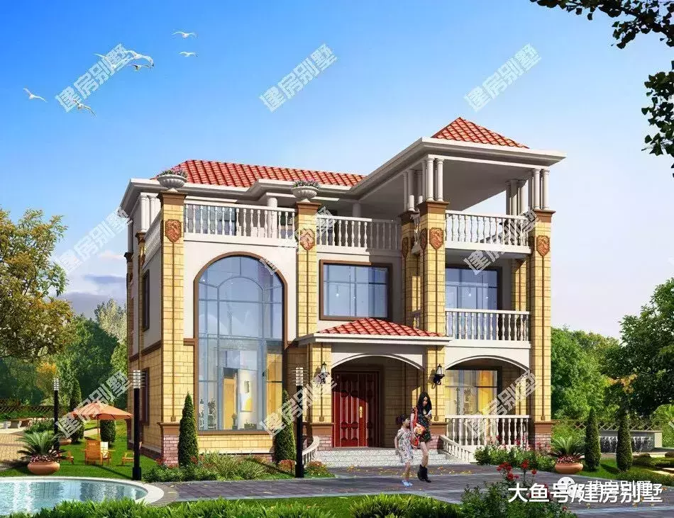 外观俏布局好的农村自建房, 造价都是30来万不相上下
