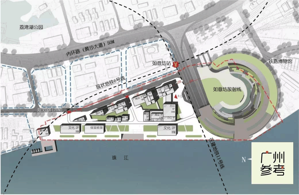 开工! 广州这片老城变身世界滨水区, 2地铁+投36亿建大动脉