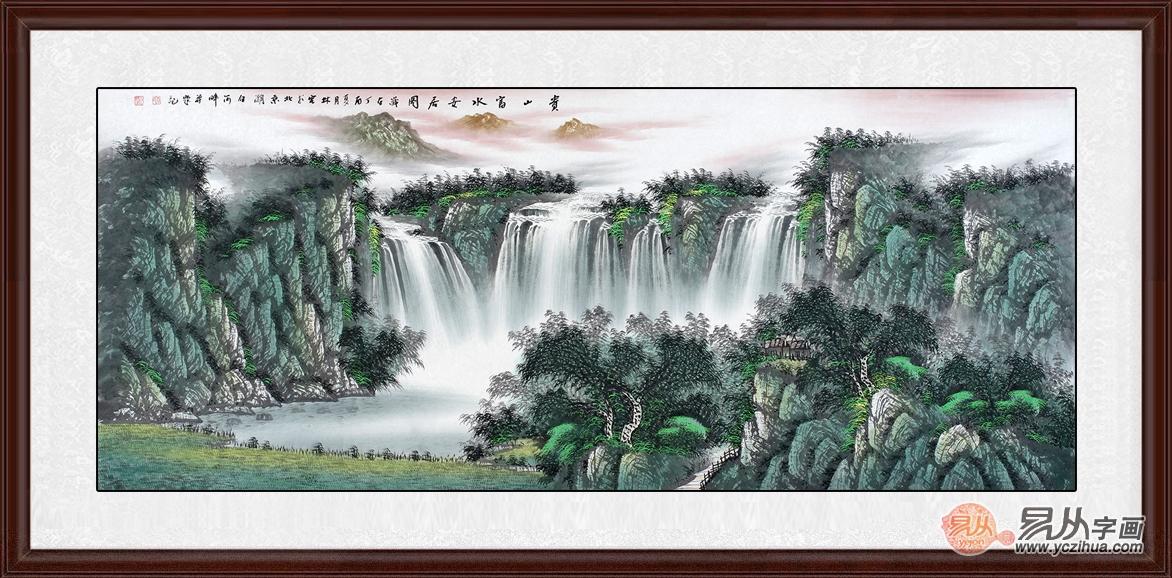 简约装修风格的家如何选择装饰画? “不简单”的山水装饰画