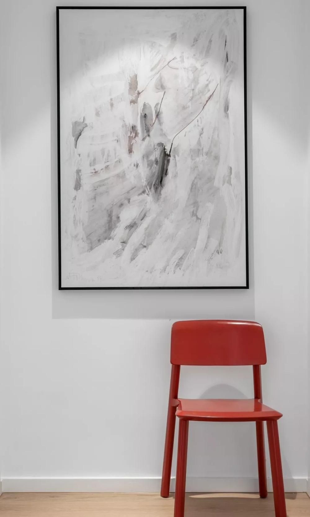 100平米的家不要电视, 客餐厅打造成大书房, 还有个衣帽间