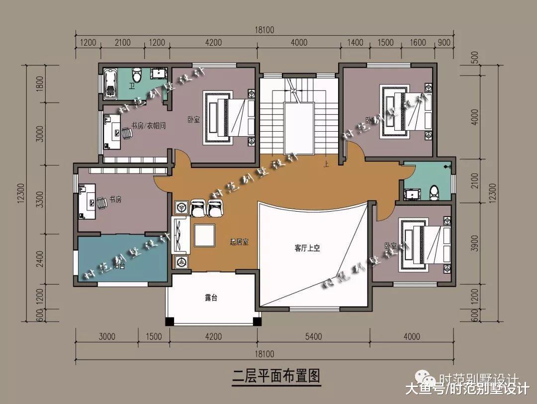 带堂屋, 书房, 茶室, 挑空客厅的三层复式别墅, 欧式外观, 适合你吗?