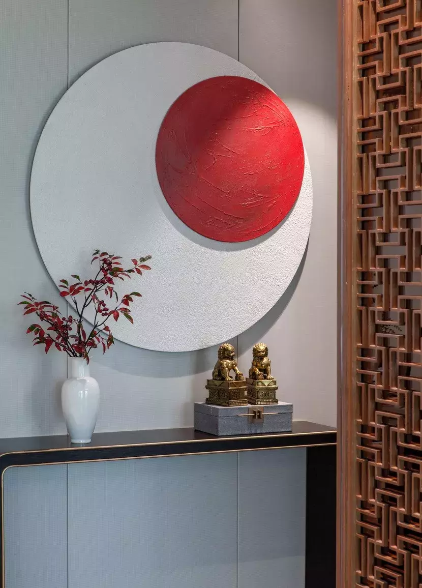 170㎡ 新中式, 最是那一抹中国红