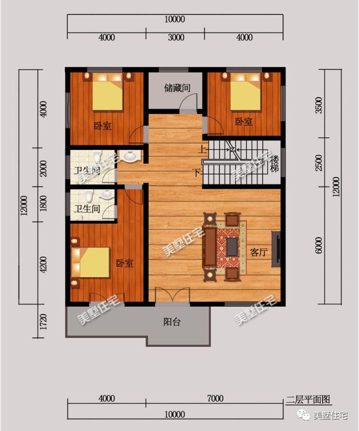 小开间也能建大别墅, 6款开间10米别墅户型, 好看又实用