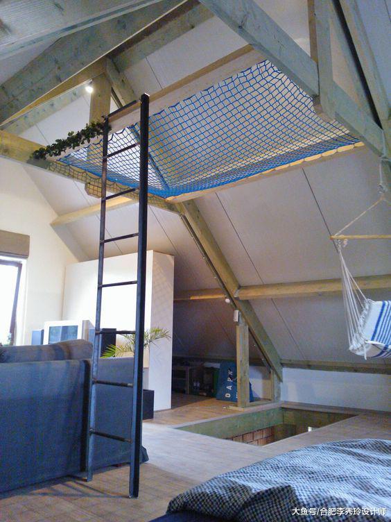 头次见用渔网做床铺, 贼好用! 玩100遍都不腻, 回家我也装一个