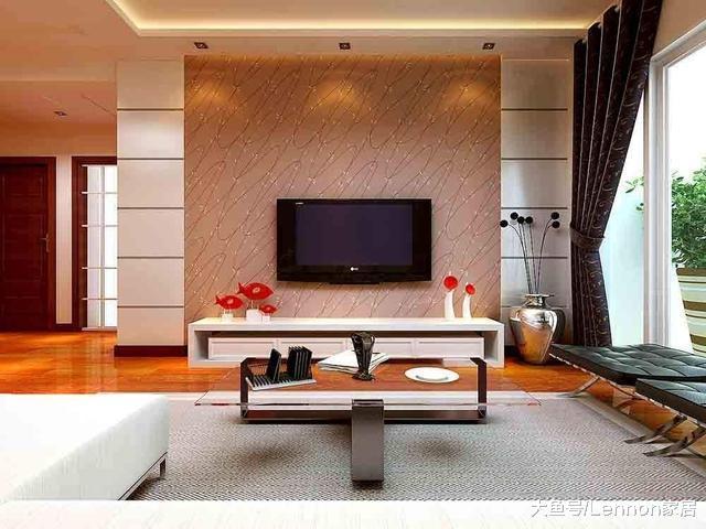 头回见这样设计电视墙, 直接在墙里埋水管, 好看又省钱