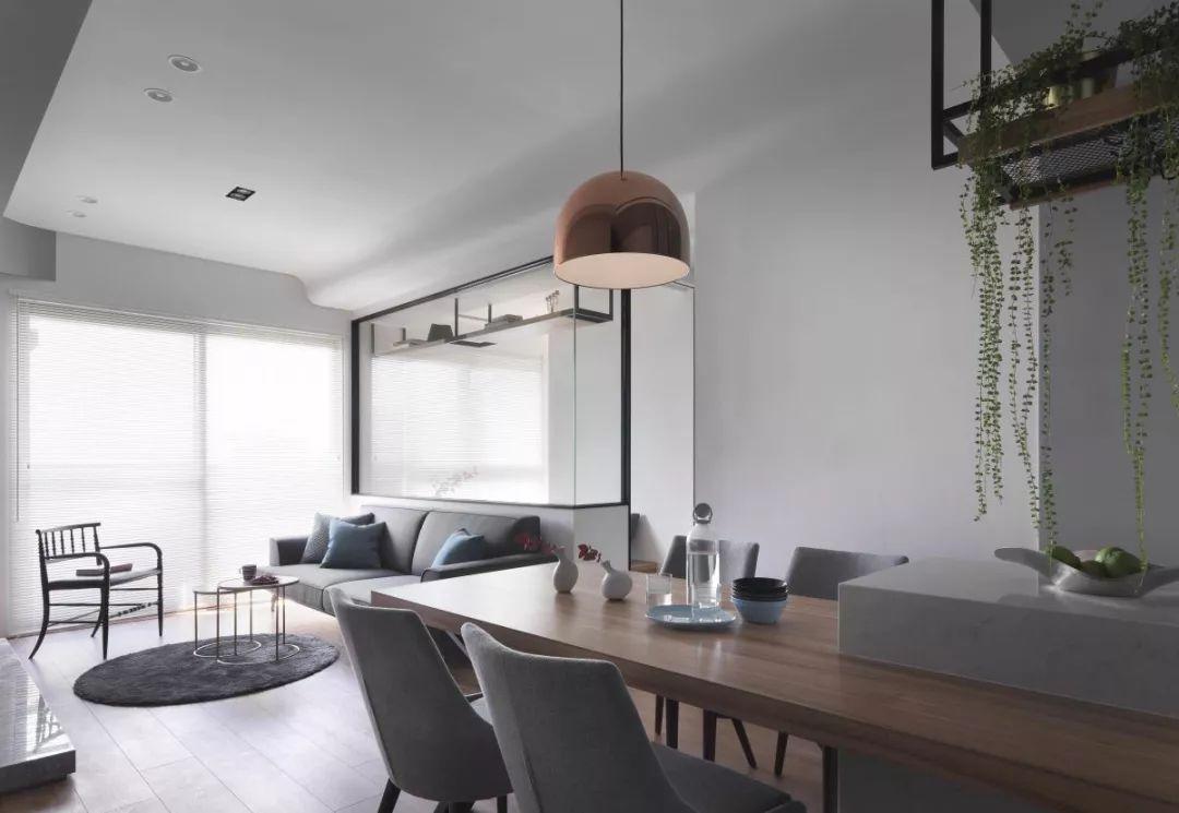 66㎡现代简约, 整体抬高的书房, 设计得真漂亮!