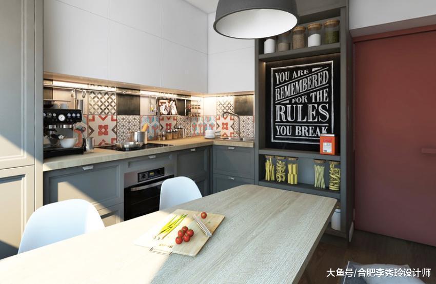 55平合肥新房, 卧室整面墙都是柜子, 关门就是衣帽间, 实用漂亮!