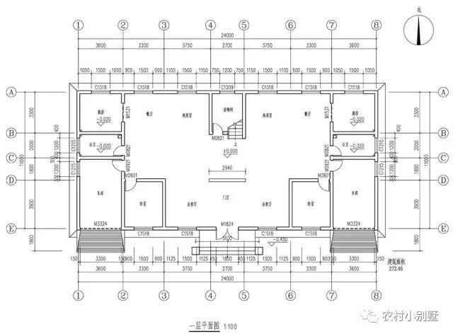 18套兄弟双拼农村别墅, 两兄弟一起建, 村里人见了都夸哥俩关系好