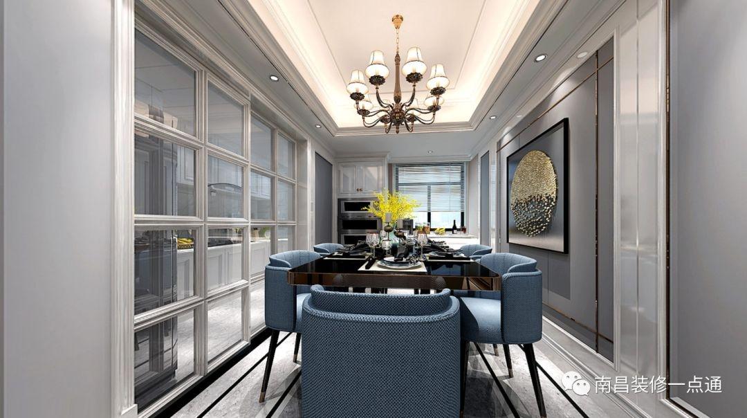 115平美式新古典, 南天金源三居室想装耐看点就这样设计!