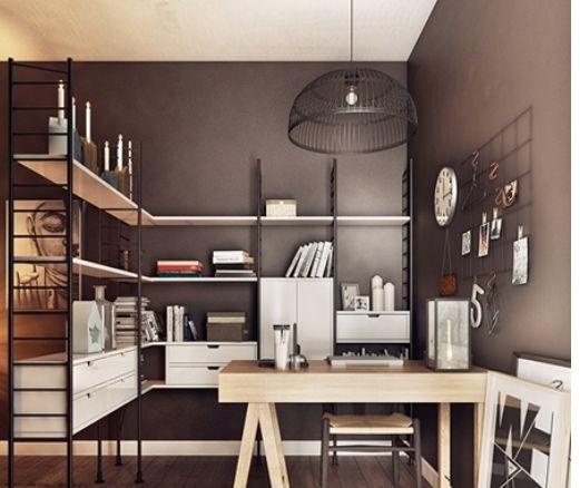 有质感的两居室装修 充满巧克力味的空间