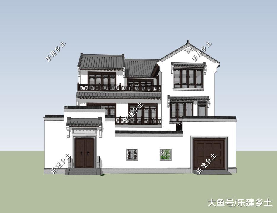 江西中式风格宅院设计, 庭院温婉, 美观与实用相结合